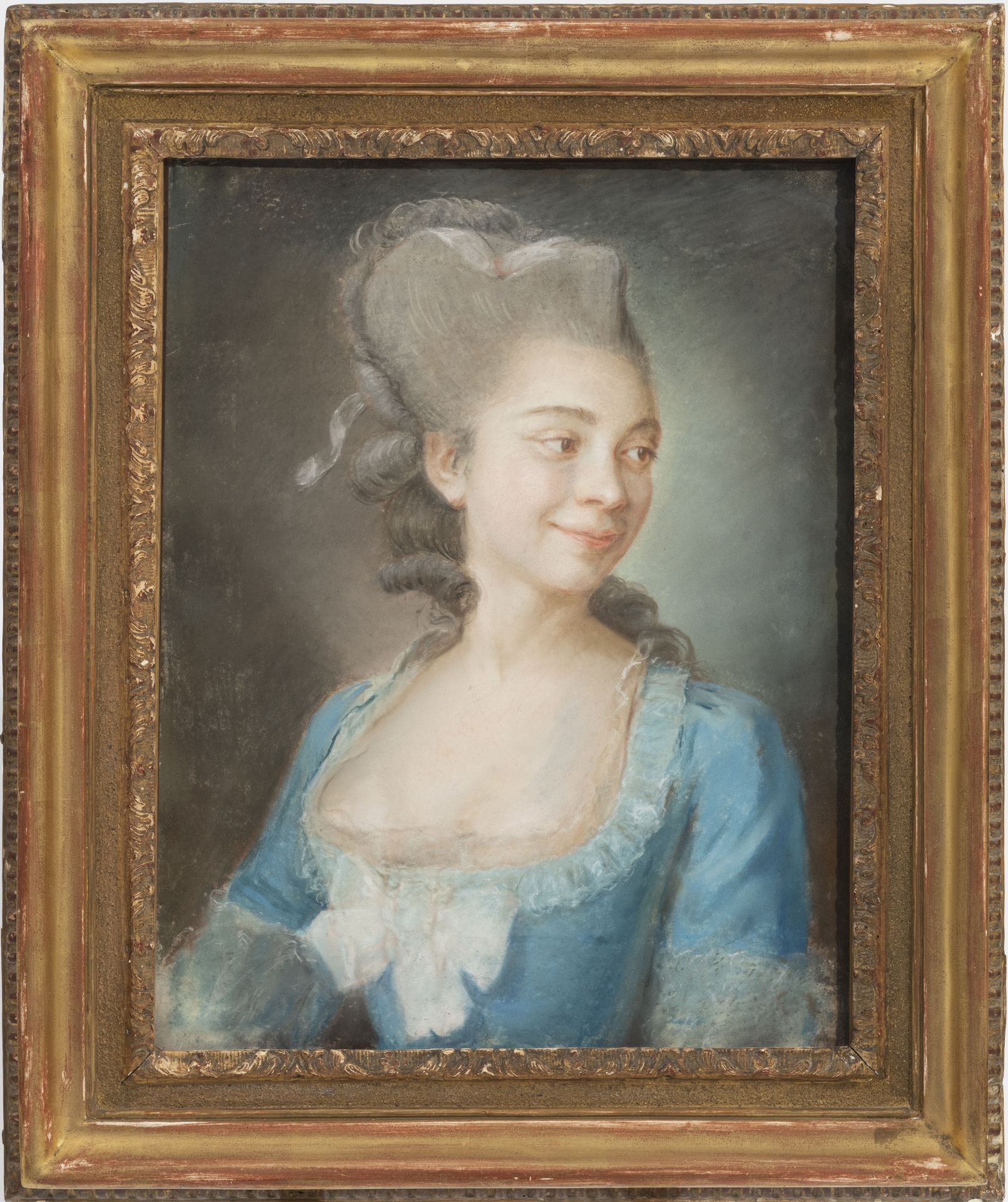 Jean Étienne Liotard@ (1702-1789), Portrait de Madame d'Epinay, 1751-1752, pastel sur papier - Image 2 of 7