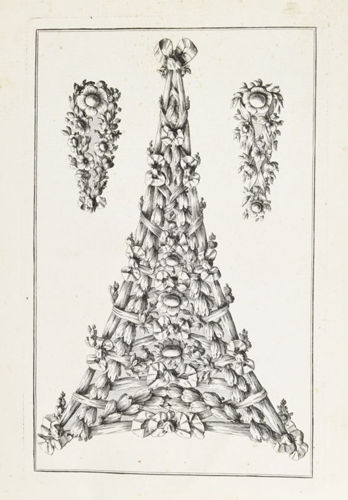 JOAILLERIE. Ensemble de 2 ouv. entièrement gravés de motifs de joaillerie du XVIIIe s. 2 vol. in-fol - Image 2 of 7