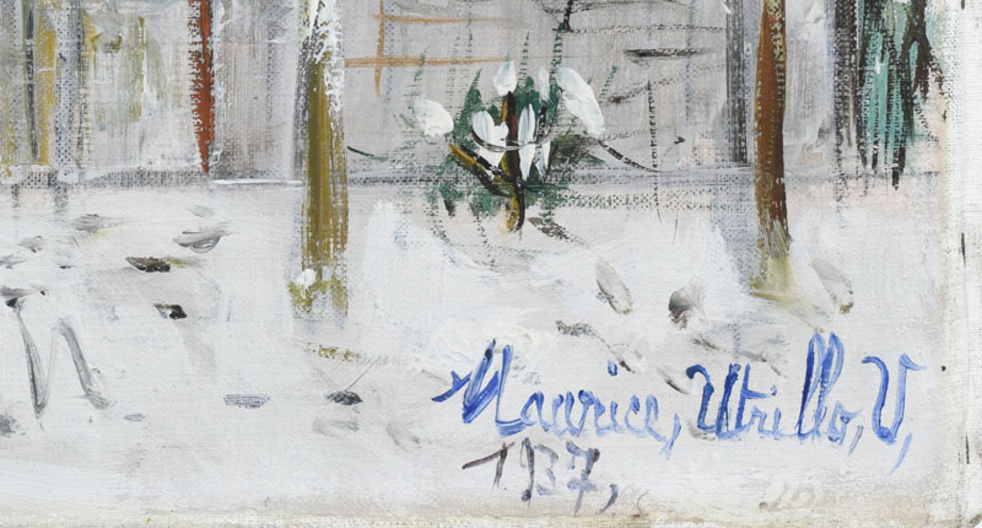 Maurice Utrillo (1883-1955), Eglise de La Ferté Milon (Aisne) , 1937, huile sur toile, signée, daté - Image 5 of 7