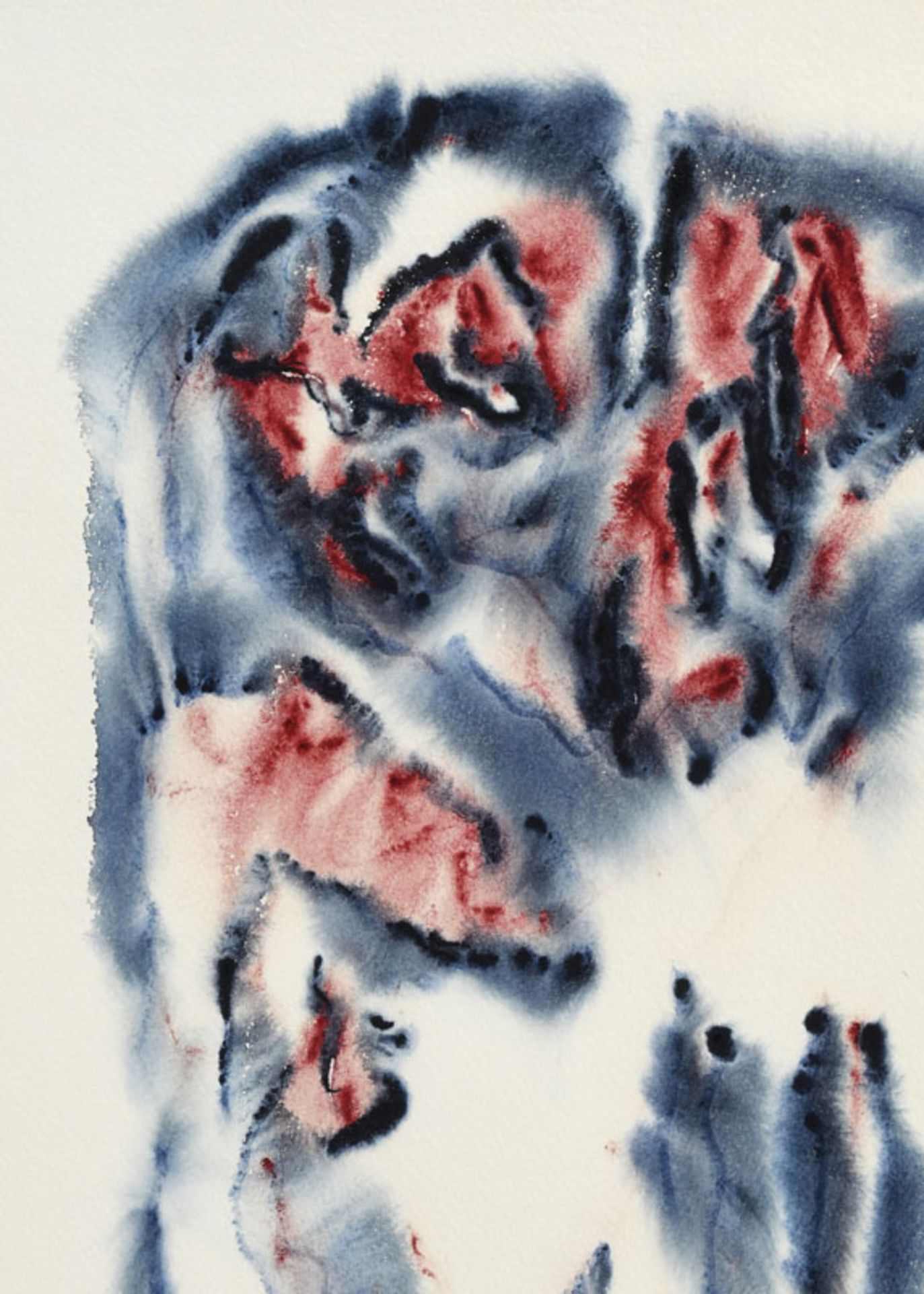 Henri Michaux (1899-1984), Composition, 1970, aquarelle sur papier, monogrammée, 50x31,5 cm - Image 3 of 5