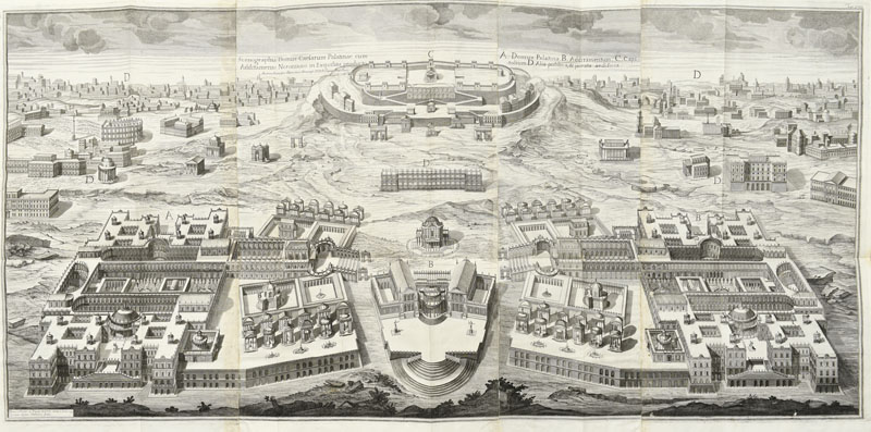 ARCHITECTURE BIANCHINI. Del Palazzo de Cesari. Vérone, Pierantonio Berno, 1738. 1 vol. in-folio plei - Image 5 of 5