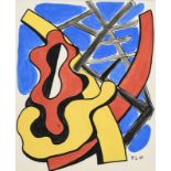 Fernand Léger (1881-1955), Composition mécanique , 1948, gouache sur papier, monogrammée, 62x50 cm