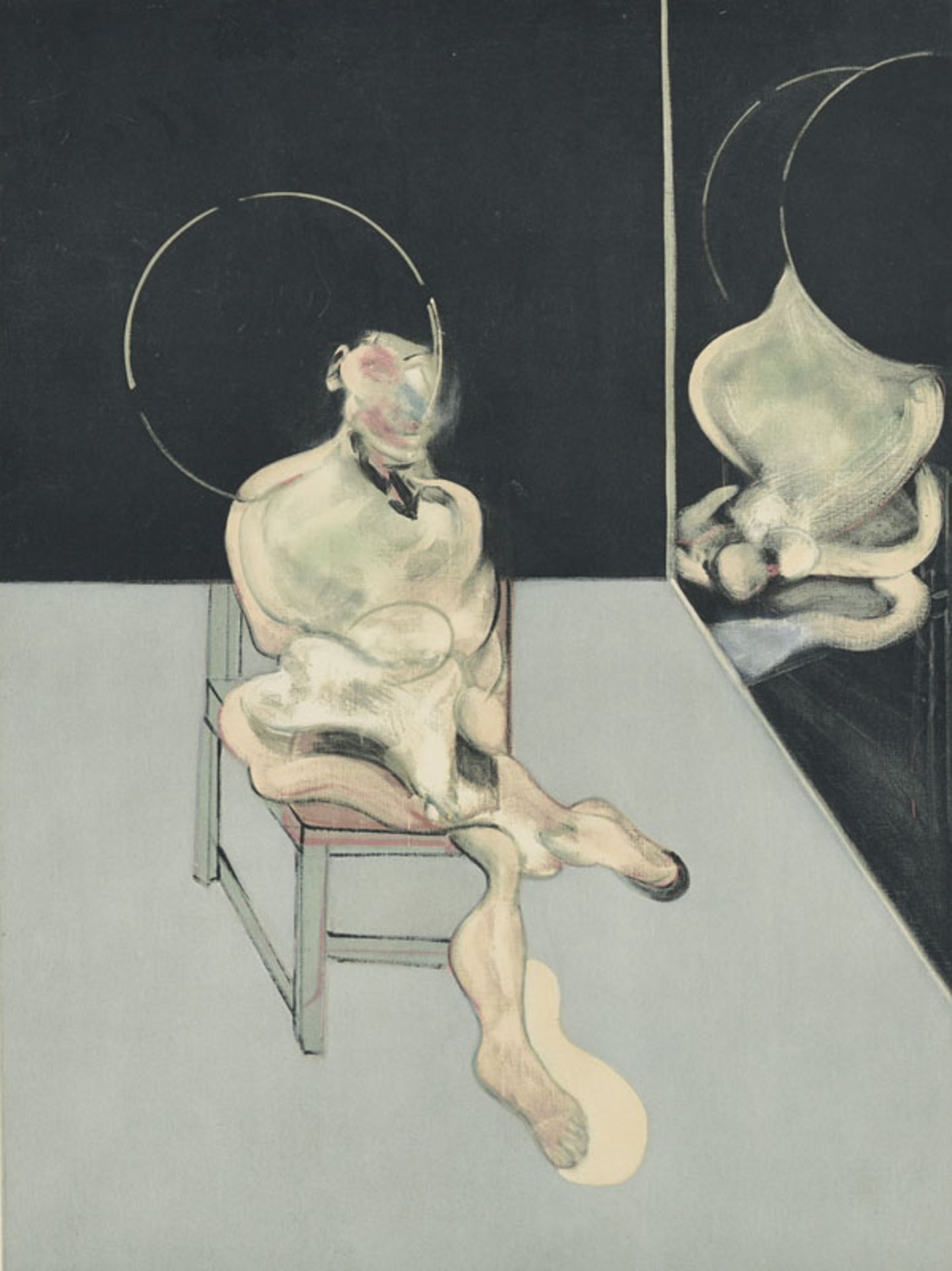 Francis Bacon (1909-1992), Seated figure, 1983, eau-forte et aquatinte sur papier, signée et numérot