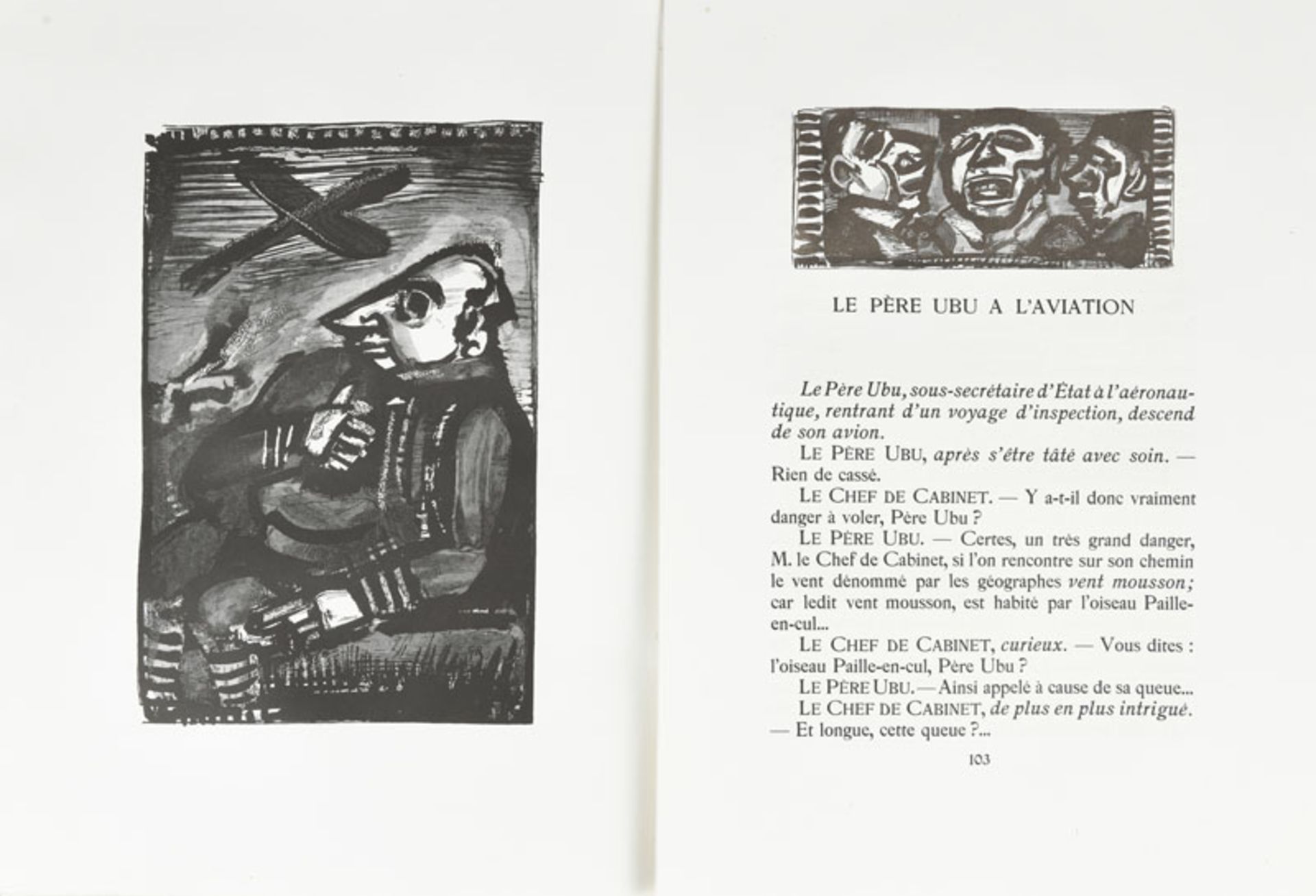 ROUAULT (Georges) - VOLLARD (Ambroise). Réincarnations du Père Ubu. Ambroise Vollard, 1932. Fort in- - Image 5 of 6