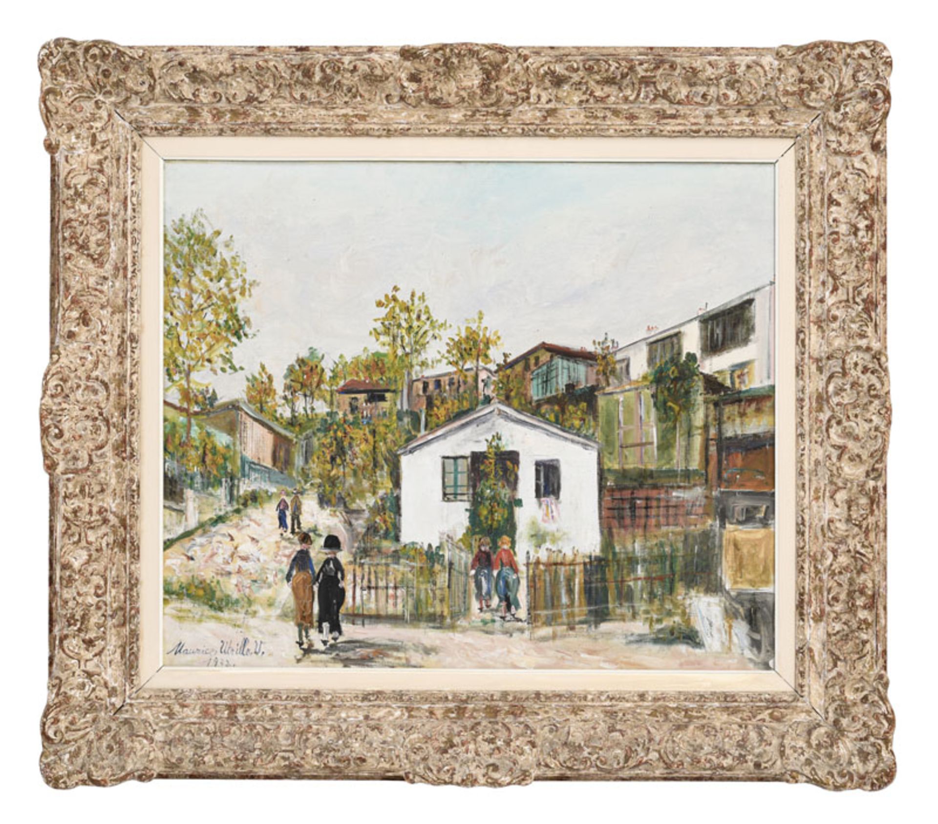 Maurice Utrillo (1883-1955), Le maquis de Montmartre , 1932, huile sur toile, signée et datée, 53,5 - Image 2 of 9