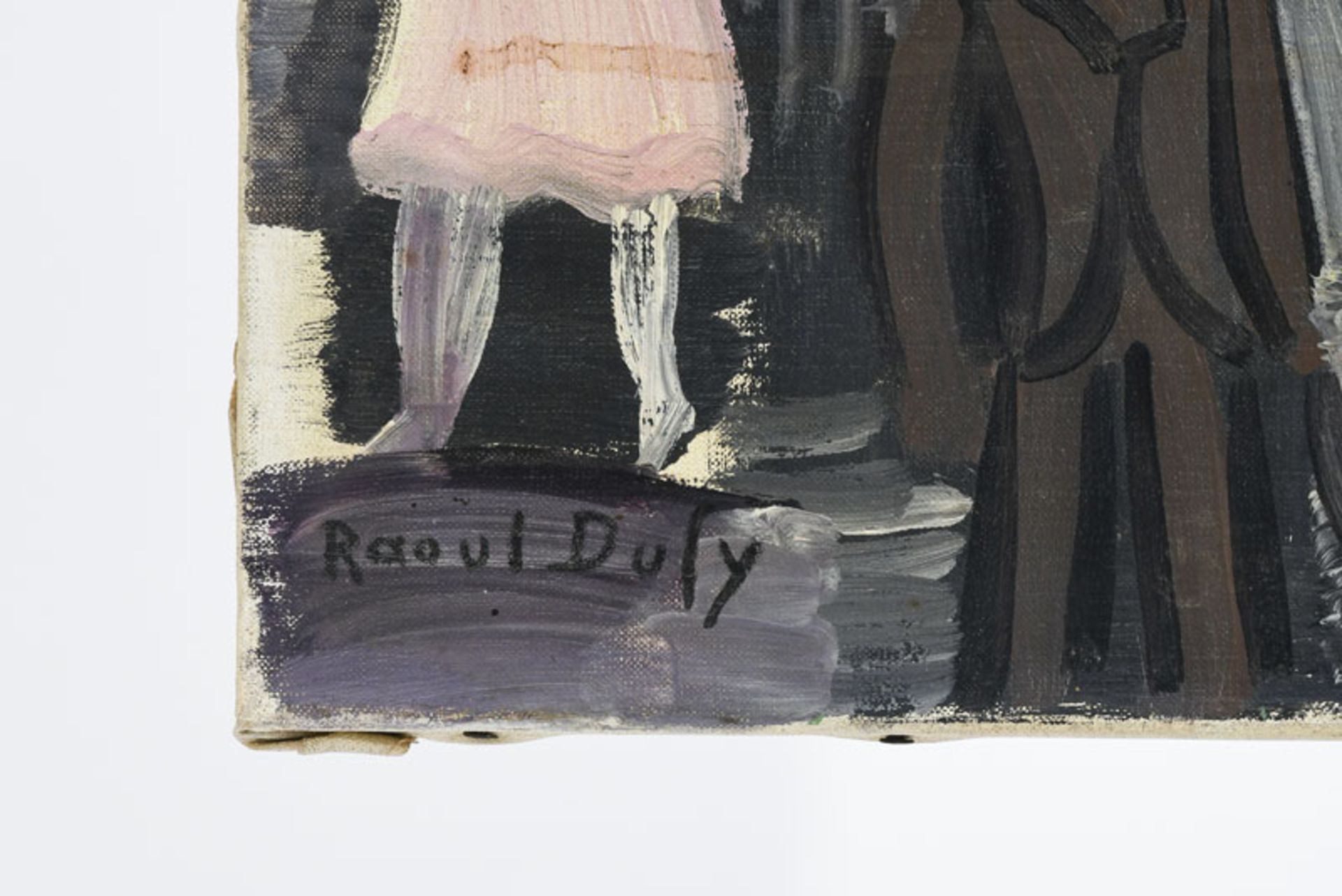 Raoul Dufy (1877-1953), Promenade sur la jetée de Sainte-Adresse , c.1924, huile sur toile, signée, - Bild 5 aus 7