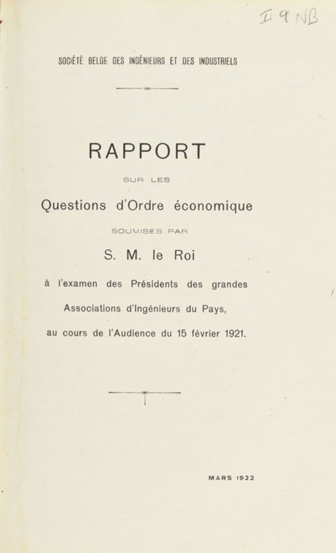 ARMES [ROI DES BELGES]. Ensemble de 2 ouv. en 5 vol. sur la Belgique aux armes et chiffres de la fam - Image 3 of 3