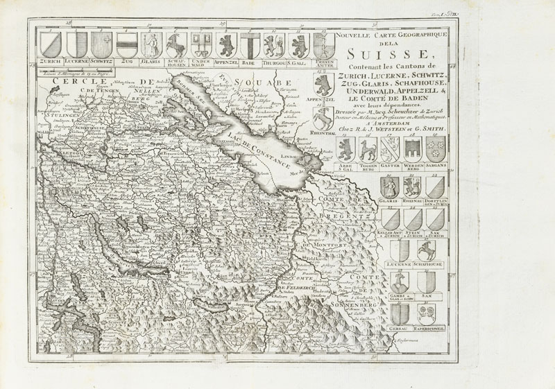 HELVETICA RUCHAT (Abraham). État et délices de la Suisse ou description historique et géographiques - Image 4 of 8