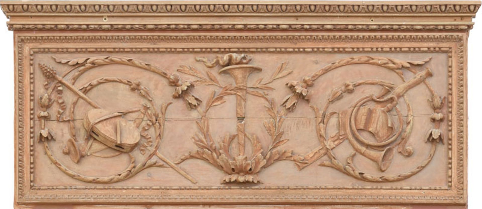 Exceptionnel ensemble de 5 panneaux et éléments de boiserie par Jean Jaquet (1754-1839) richement sc - Image 8 of 9