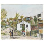 Maurice Utrillo (1883-1955), Le maquis de Montmartre , 1932, huile sur toile, signée et datée, 53,5