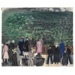 Raoul Dufy (1877-1953), Promenade sur la jetée de Sainte-Adresse , c.1924, huile sur toile, signée,