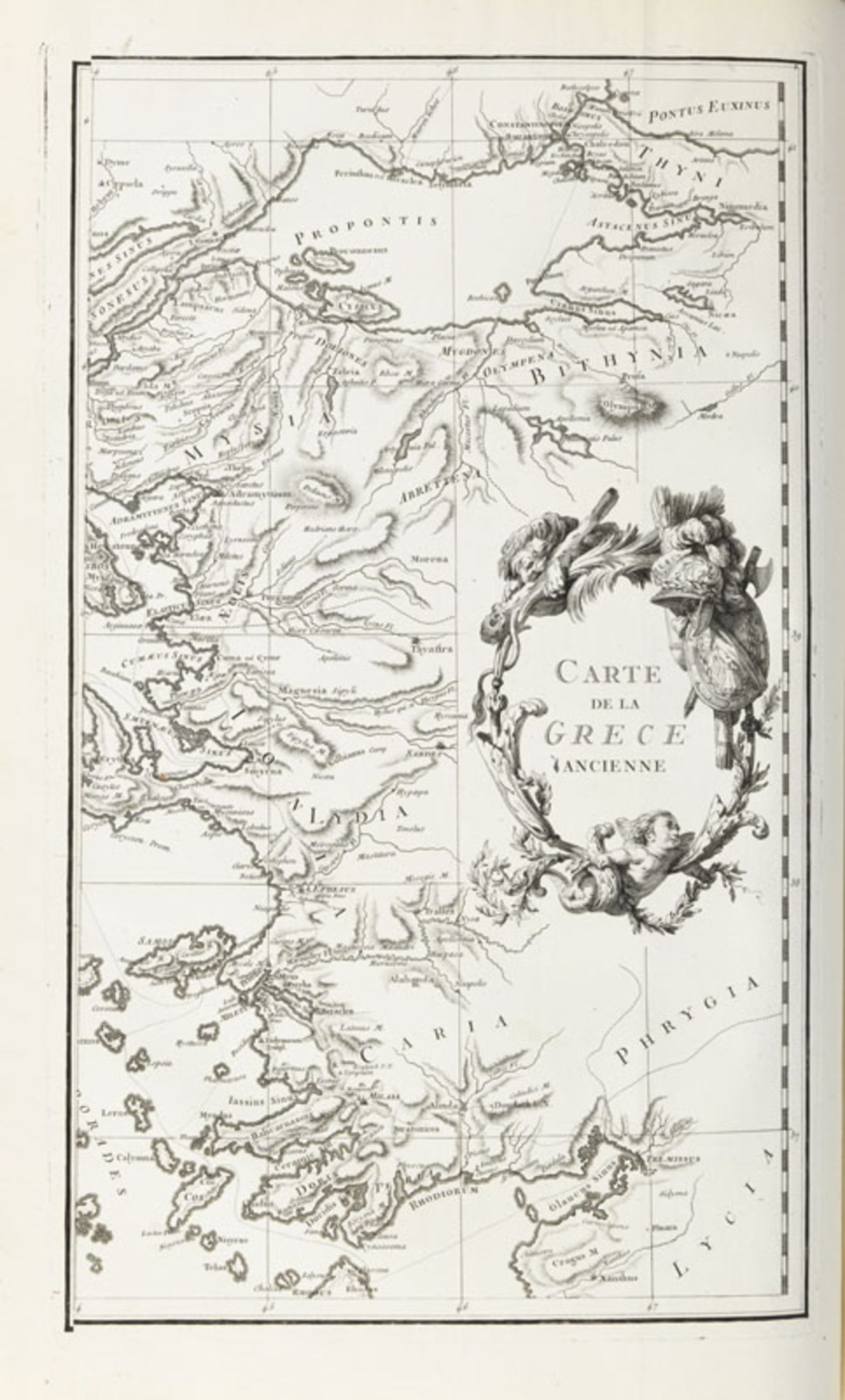 VOYAGE CHOISEUL-GOUFFIER. Voyage pittoresque de la Grèce. Paris, J. J. Blaise, 1782. 2 vol. in-folio - Image 3 of 7