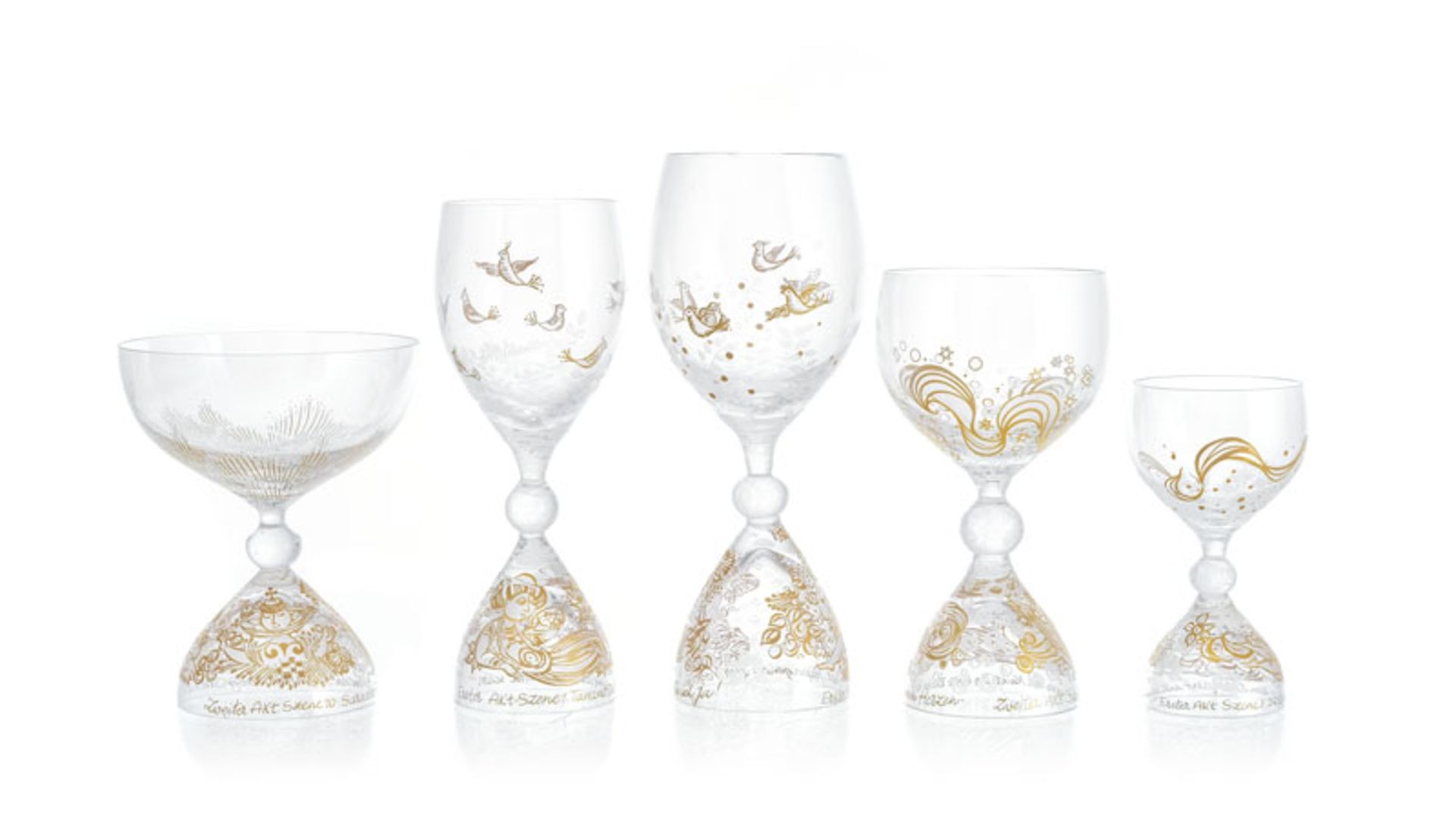 Partie de service de verre Rosenthal, modèle Zauberflöte Sarastro comprenant 54 pièces - Image 2 of 8