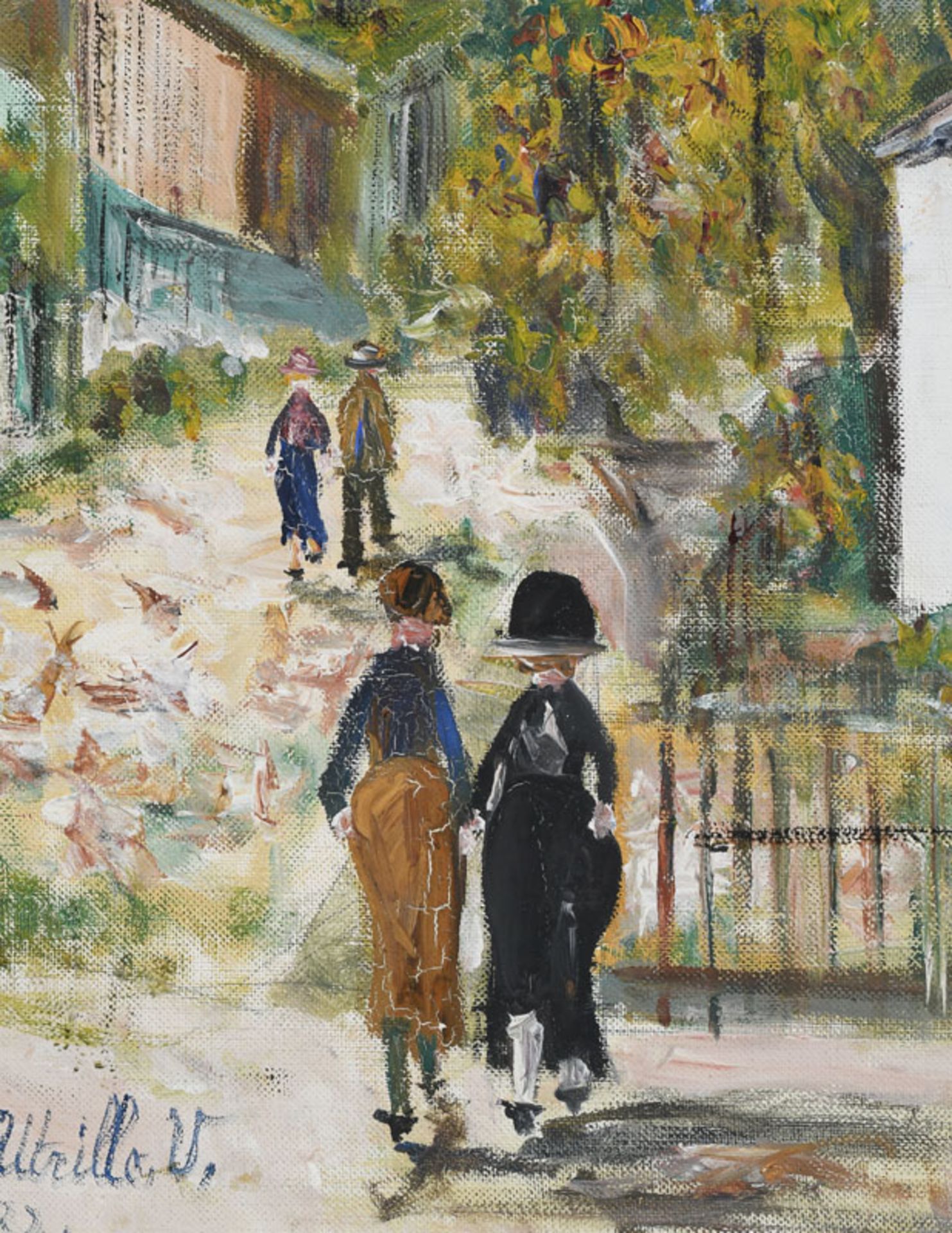 Maurice Utrillo (1883-1955), Le maquis de Montmartre , 1932, huile sur toile, signée et datée, 53,5 - Image 6 of 9