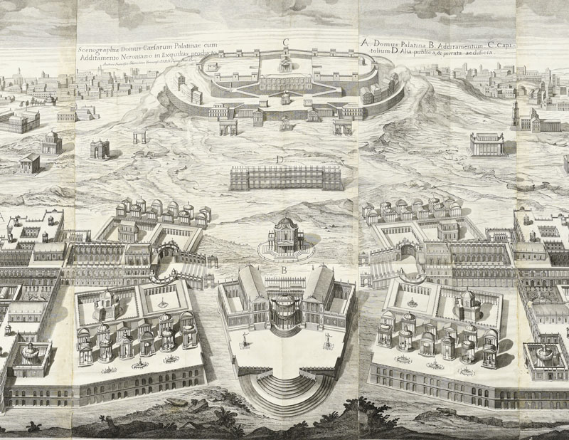 ARCHITECTURE BIANCHINI. Del Palazzo de Cesari. Vérone, Pierantonio Berno, 1738. 1 vol. in-folio plei