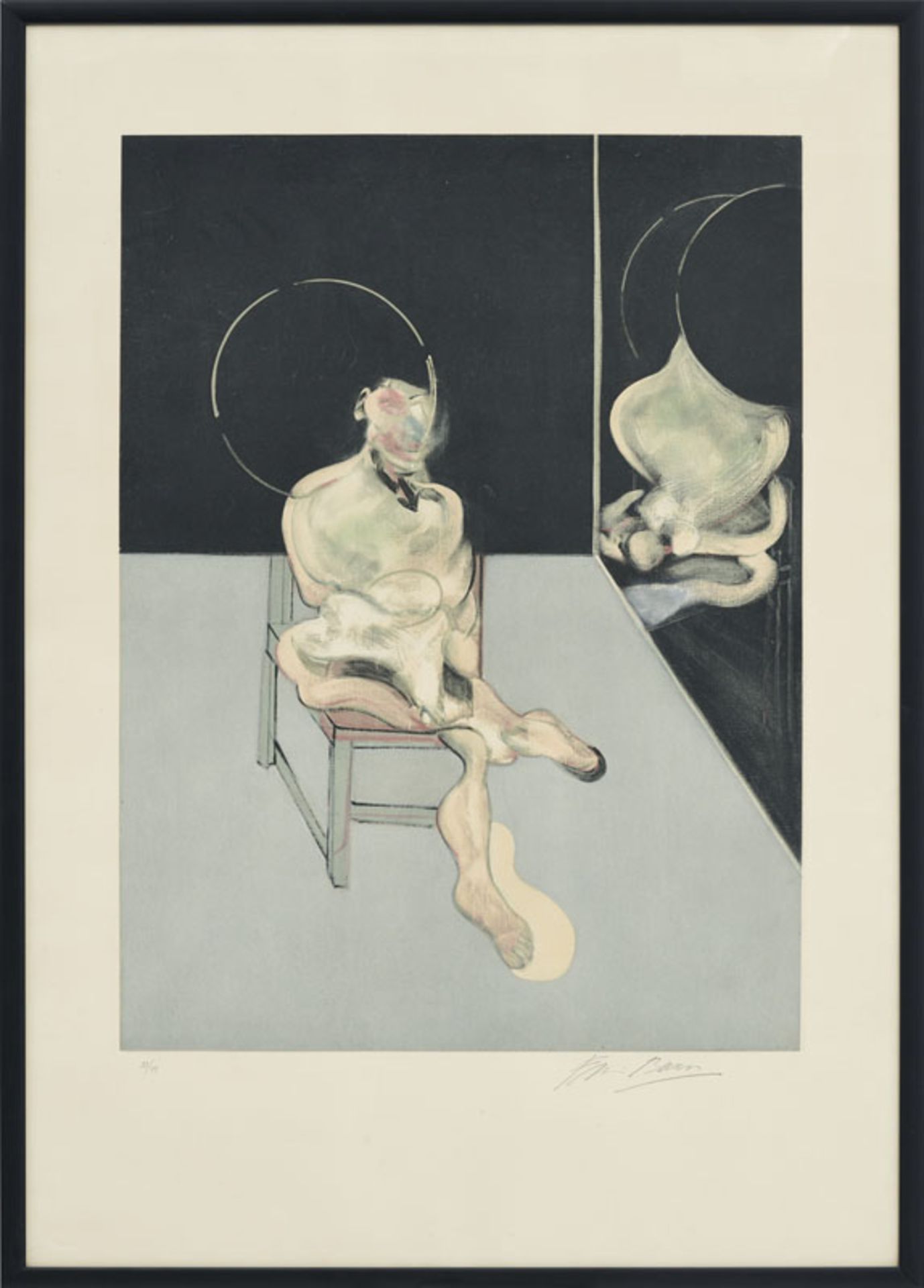 Francis Bacon (1909-1992), Seated figure, 1983, eau-forte et aquatinte sur papier, signée et numérot - Image 2 of 6