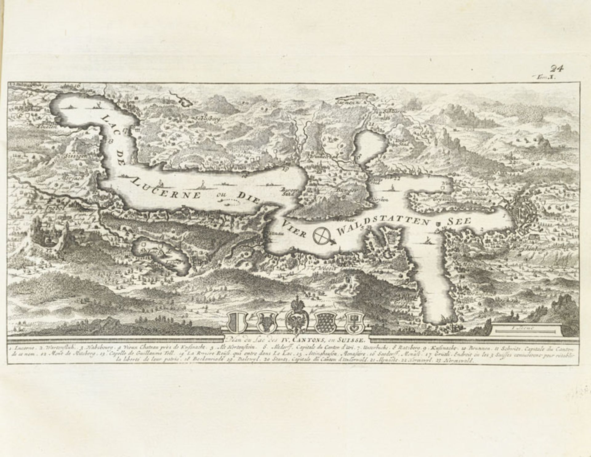 HELVETICA RUCHAT (Abraham). État et délices de la Suisse ou description historique et géographiques - Image 6 of 8