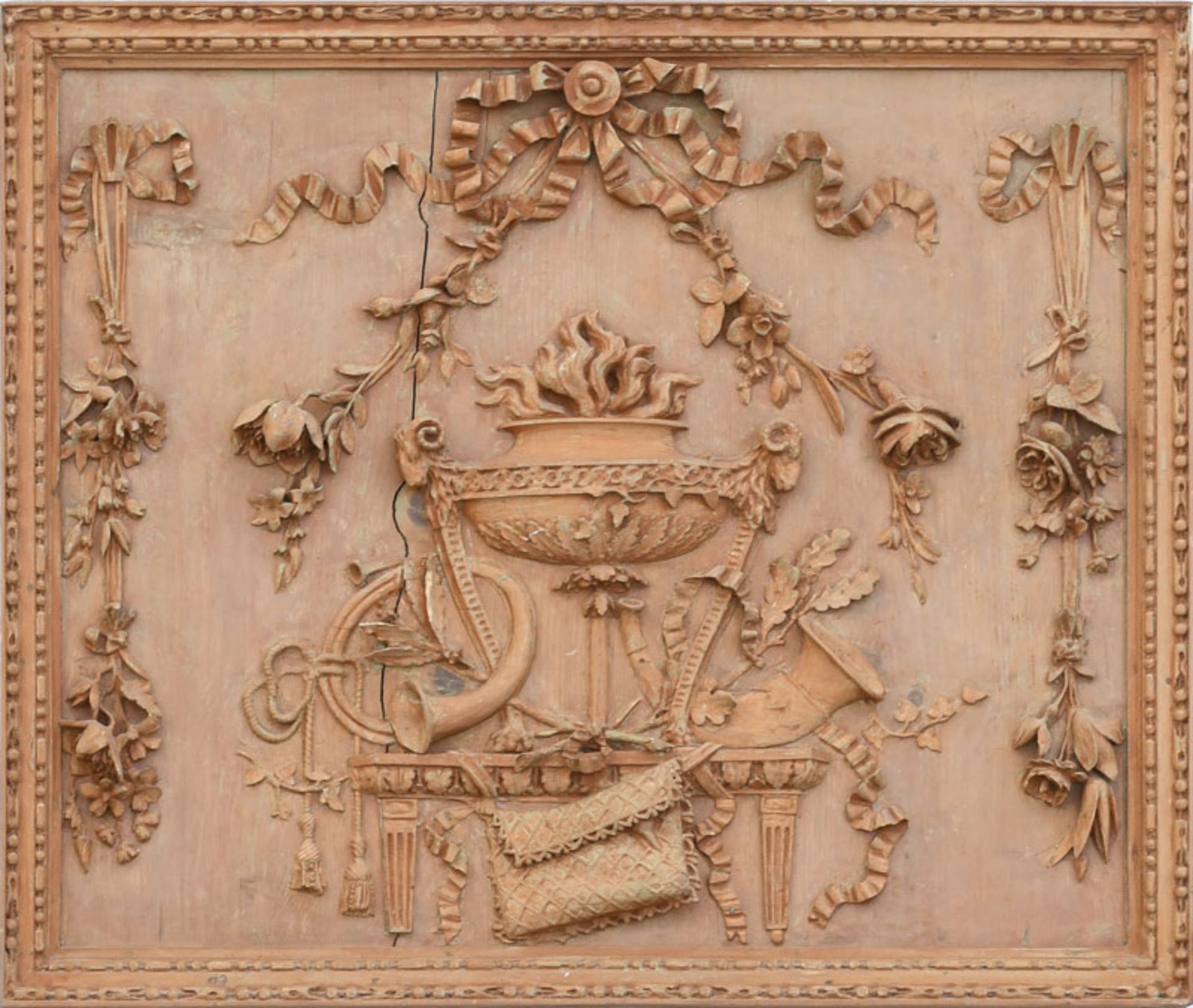 Exceptionnel ensemble de 5 panneaux et éléments de boiserie par Jean Jaquet (1754-1839) richement sc - Image 7 of 9