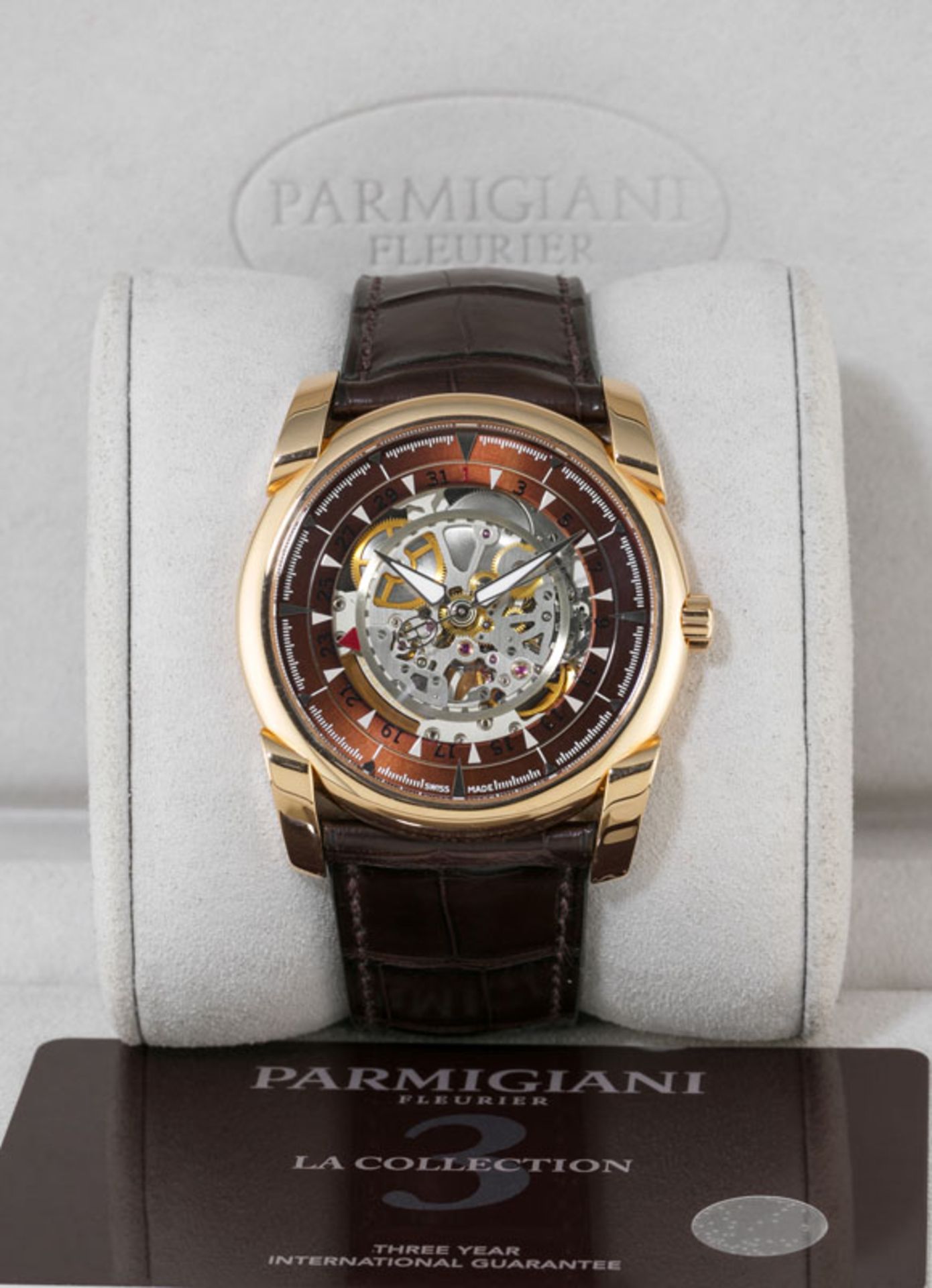 Parmigiani, Tonda 42 RG SKE, réf. PFC232-1001200, Ed. Limitée à 100 exemplaires, montre squelette en - Bild 6 aus 7