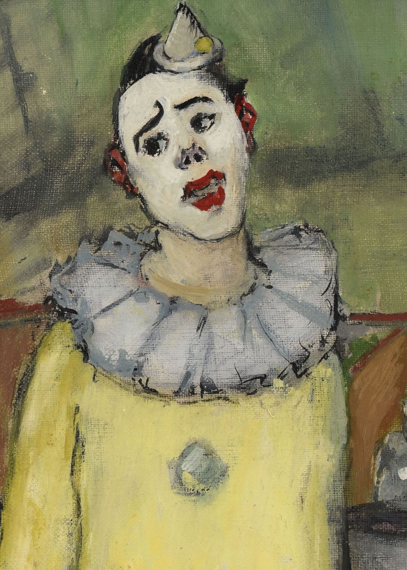 Celso Lagar (1891-1966), Clown au cirque, 1952, huile sur toile, signée et datée, 55x38,5 cm - Image 3 of 5