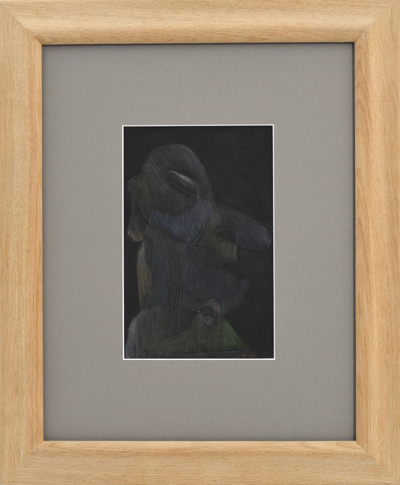 Paul Klee (1879-1940), Marionette: Der Wirt , 1933, craies sur papier préparé sur carton, signé, 33 - Image 2 of 7