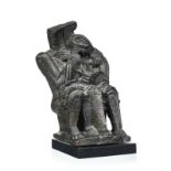 Ossip Zadkine@ (1890-1967), "Homo Sapiens", 1930-35, sculpture en bronze, monogrammée et numérotée