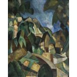 Henri Le Fauconnier (1881-1946), Paysage, c. 1912, huile sur toile, 101x81 cm