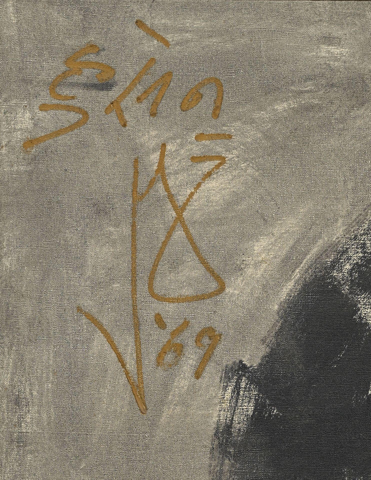 Maqbool Fida Husain@(1915-2011), Invocation de la paix, 1969, huile sur toile, signée et datée - Image 7 of 9