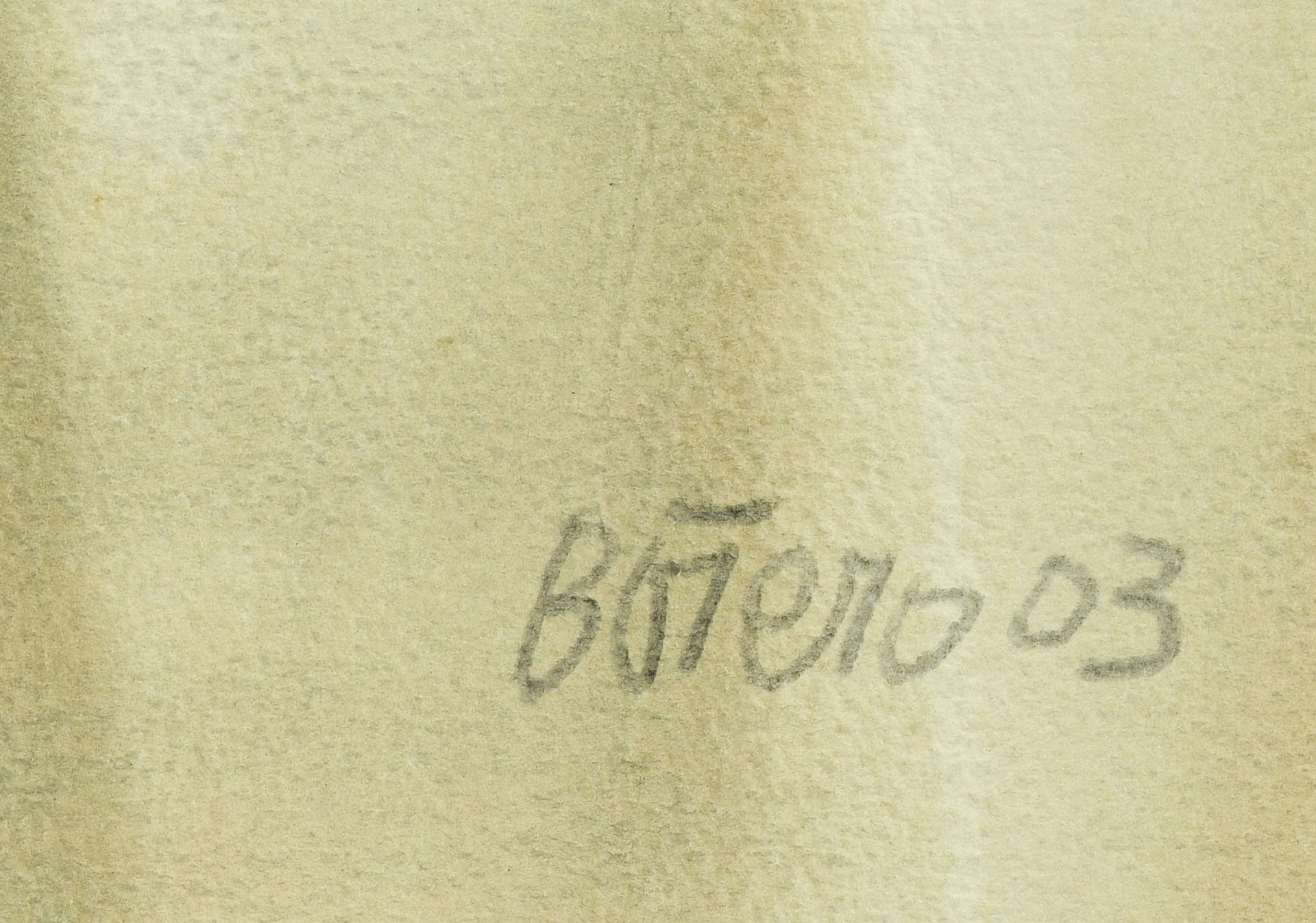 Fernando Botero (1932), Nature morte aux fruits et bouteille, 2003, aquarelle sur papier, signée et - Image 4 of 5