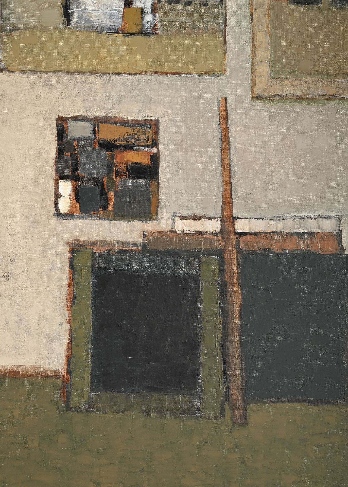 Sergio de Castro (1922-2012), L'atelier-été V 62 , 1962, huile sur toile, signée et datée, contresi - Image 3 of 6