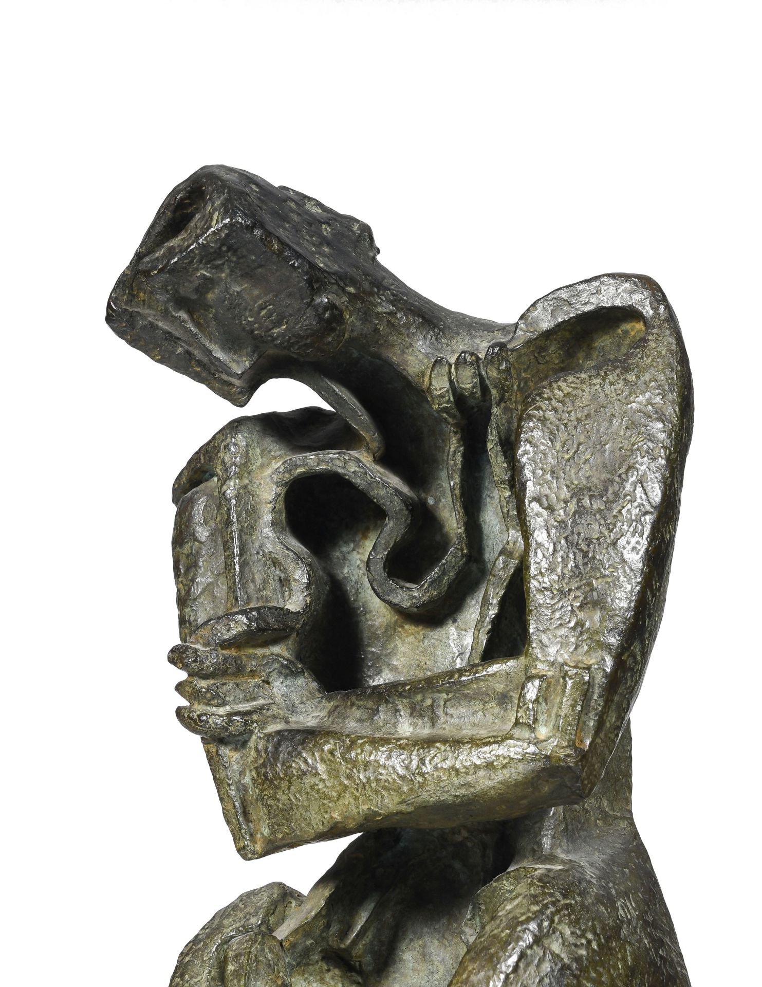 Ossip Zadkine@ (1888-1967), "Tendresse maternelle", 1967, sculpture en bronze, monogrammée - Image 6 of 9