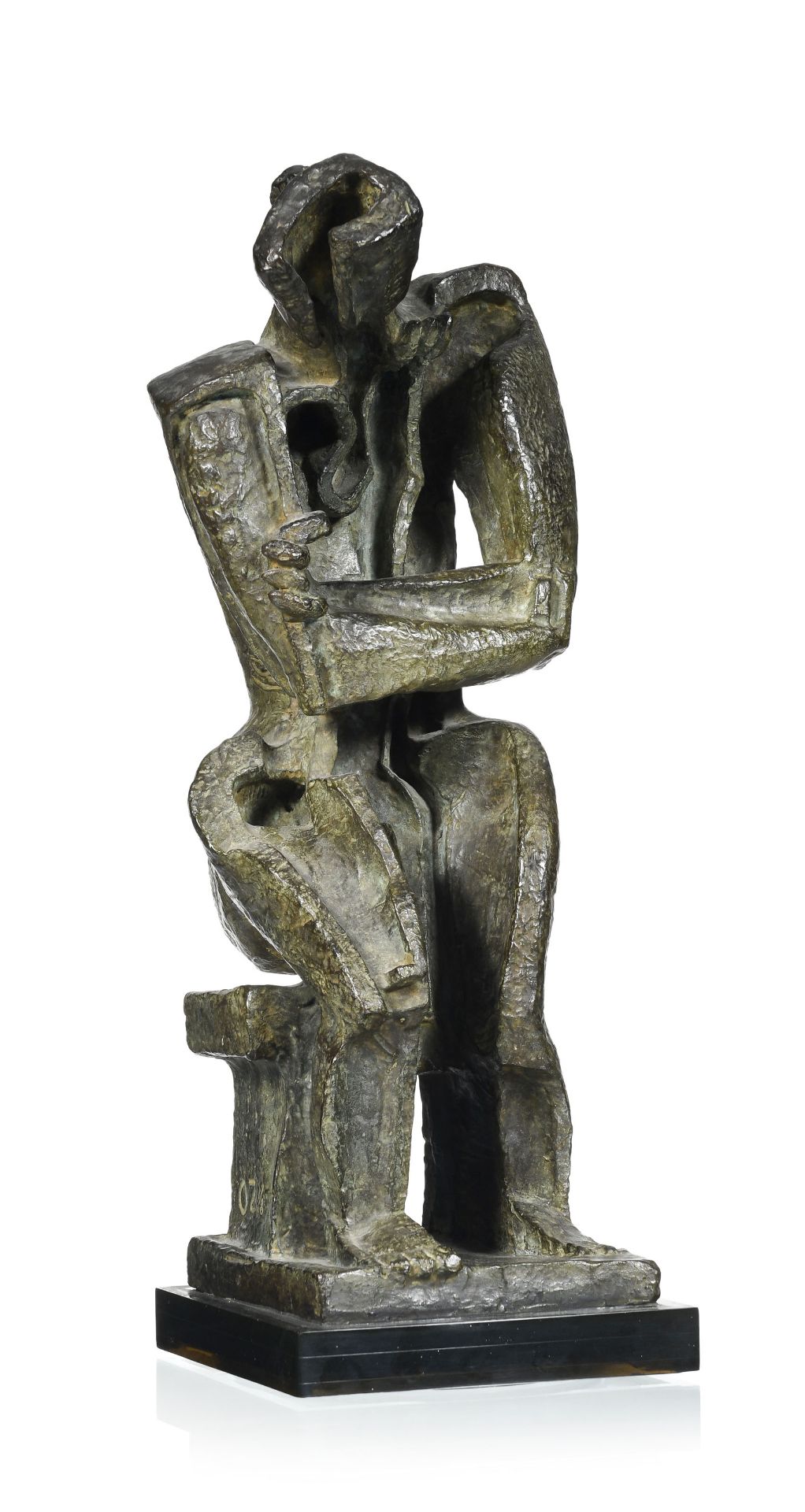 Ossip Zadkine@ (1888-1967), "Tendresse maternelle", 1967, sculpture en bronze, monogrammée - Image 2 of 9