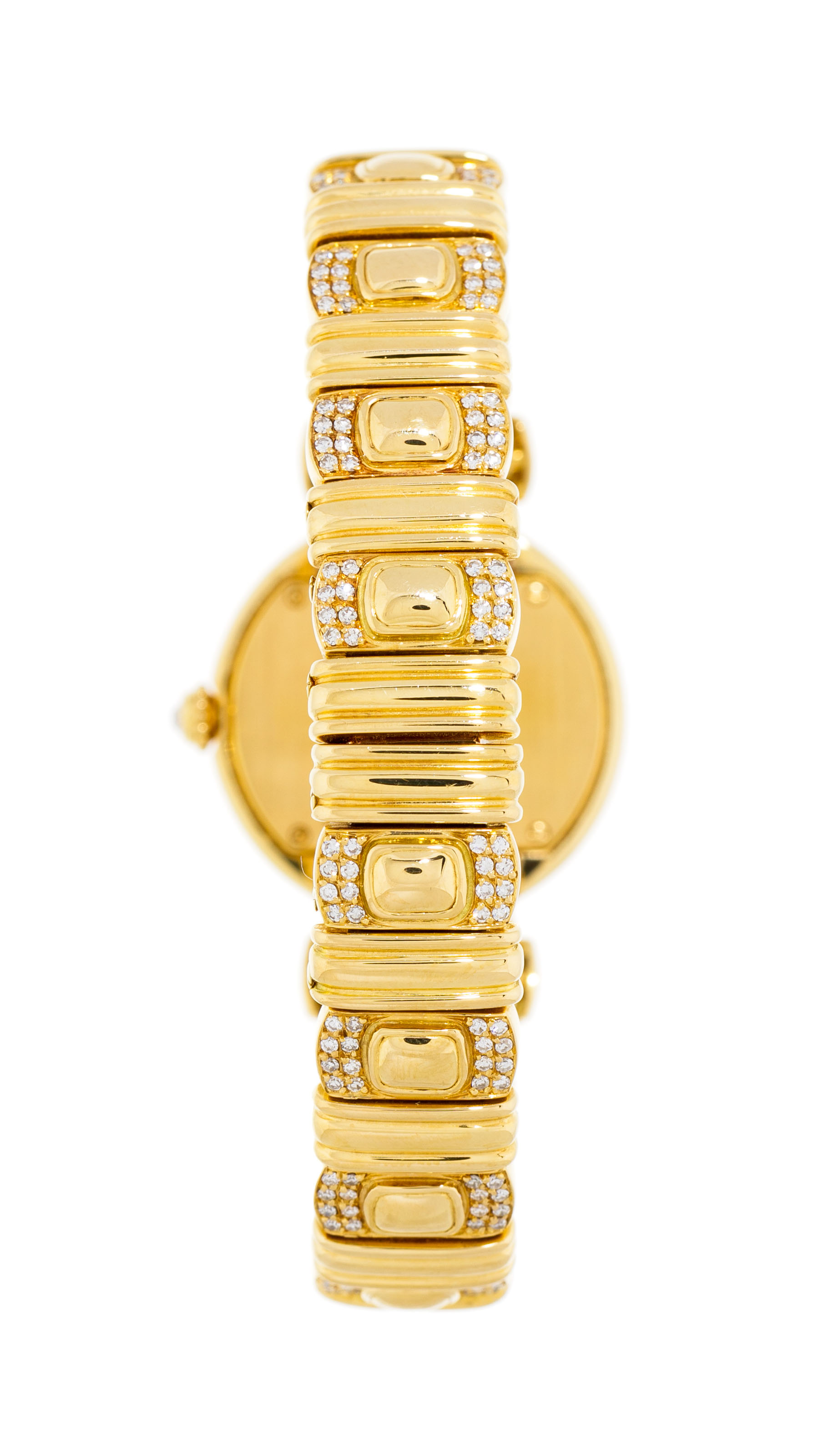 Cartier, Ellipse, montre-bracelet en or 750 sertie de diamants, transformable en bracelet - Image 3 of 6