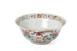 A FAMILLE ROSE 'PHEASANT' BOWL