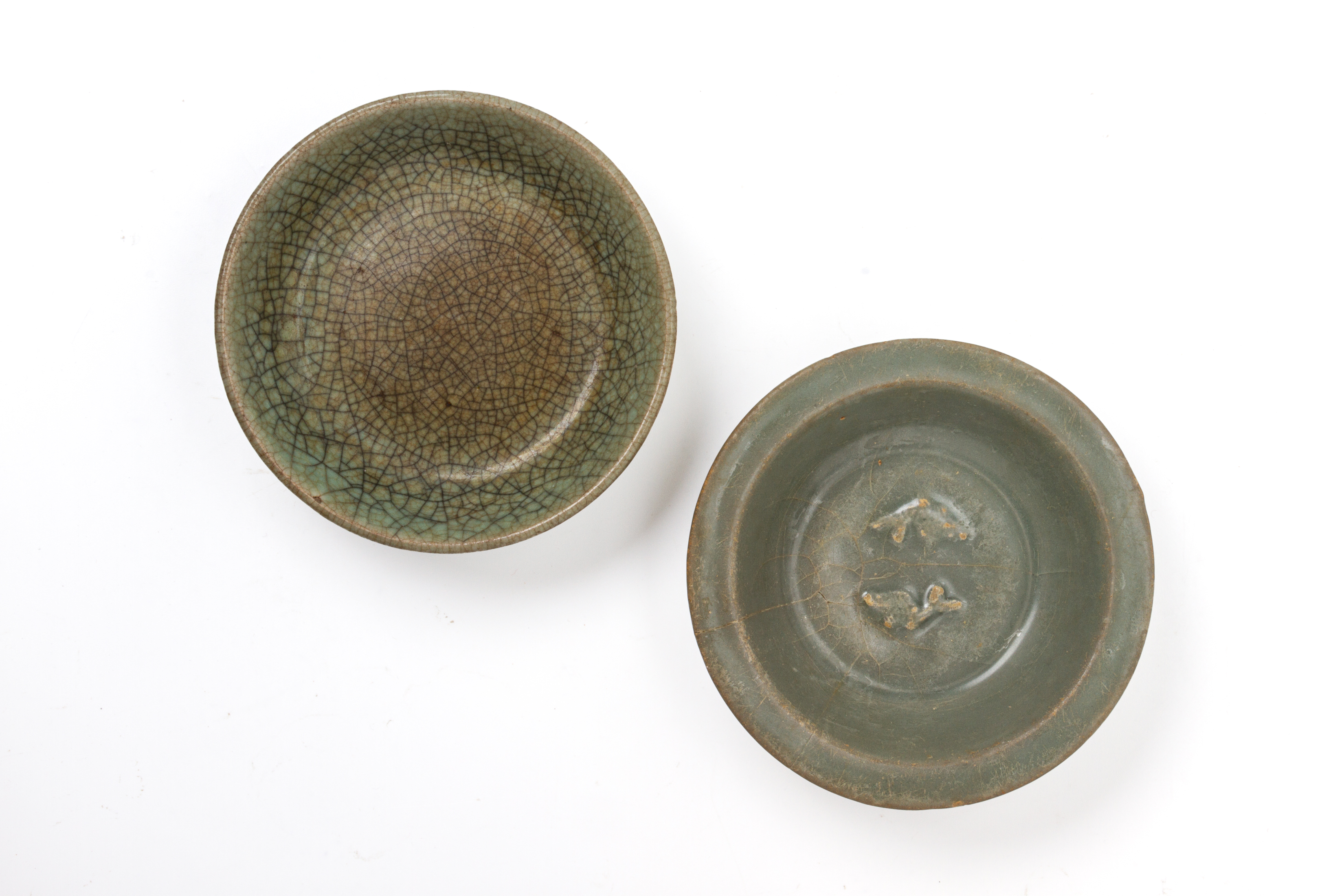 A GROUP OF CELADON GLAZED ITEMS - Image 3 of 20