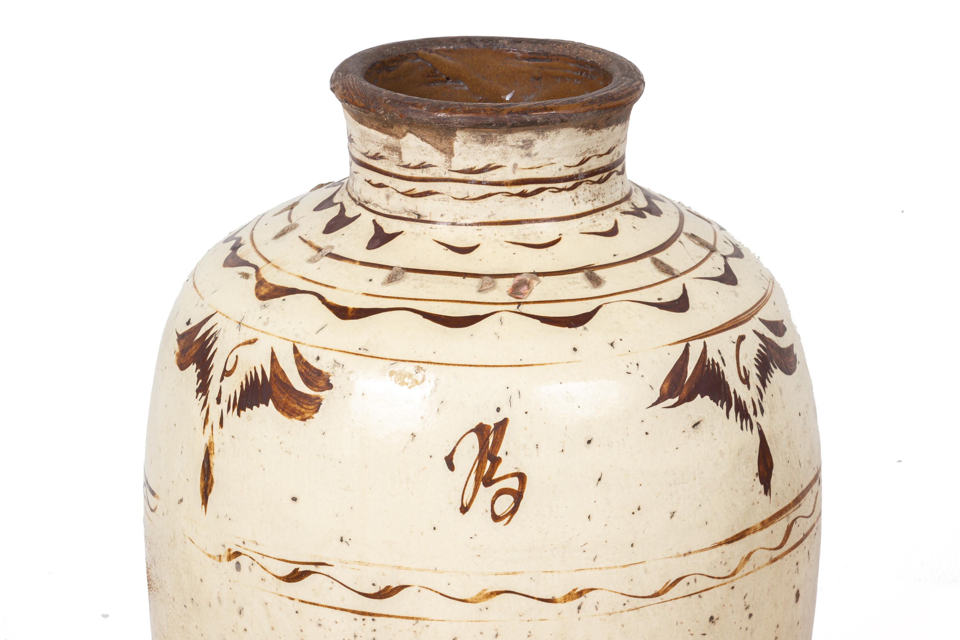 TWO LARGE CIZHOU STORAGE JARS - Image 2 of 20