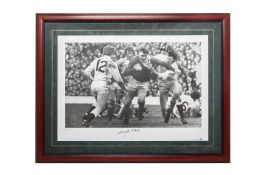 A GROUP OF ASSORTED RUGBY PRINTS AND MEMORABILIA