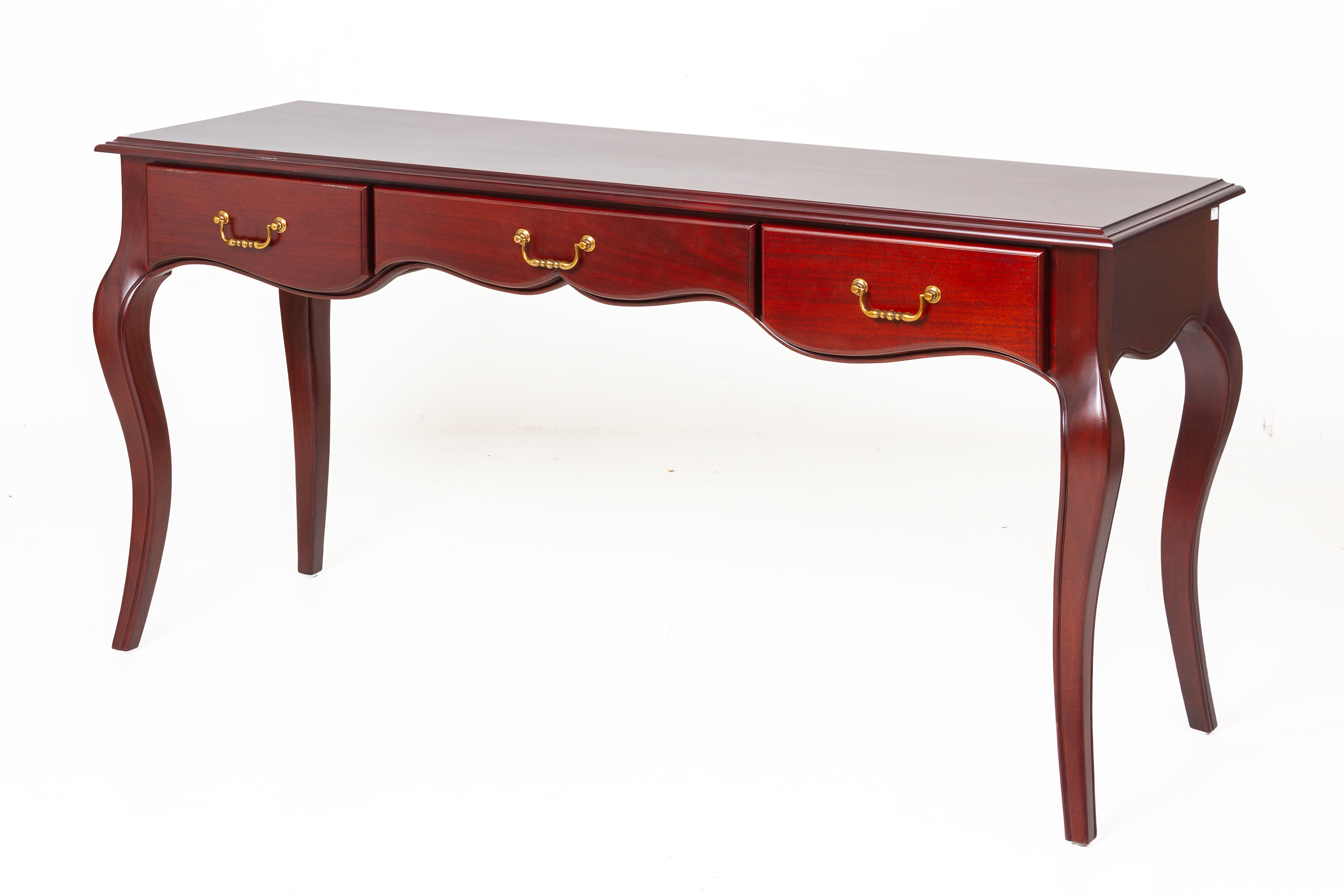 A ROSEWOOD CONSOLE TABLE - Image 2 of 4