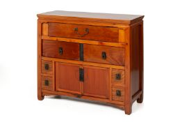 A CHINESE CHEST OF DRAWERS