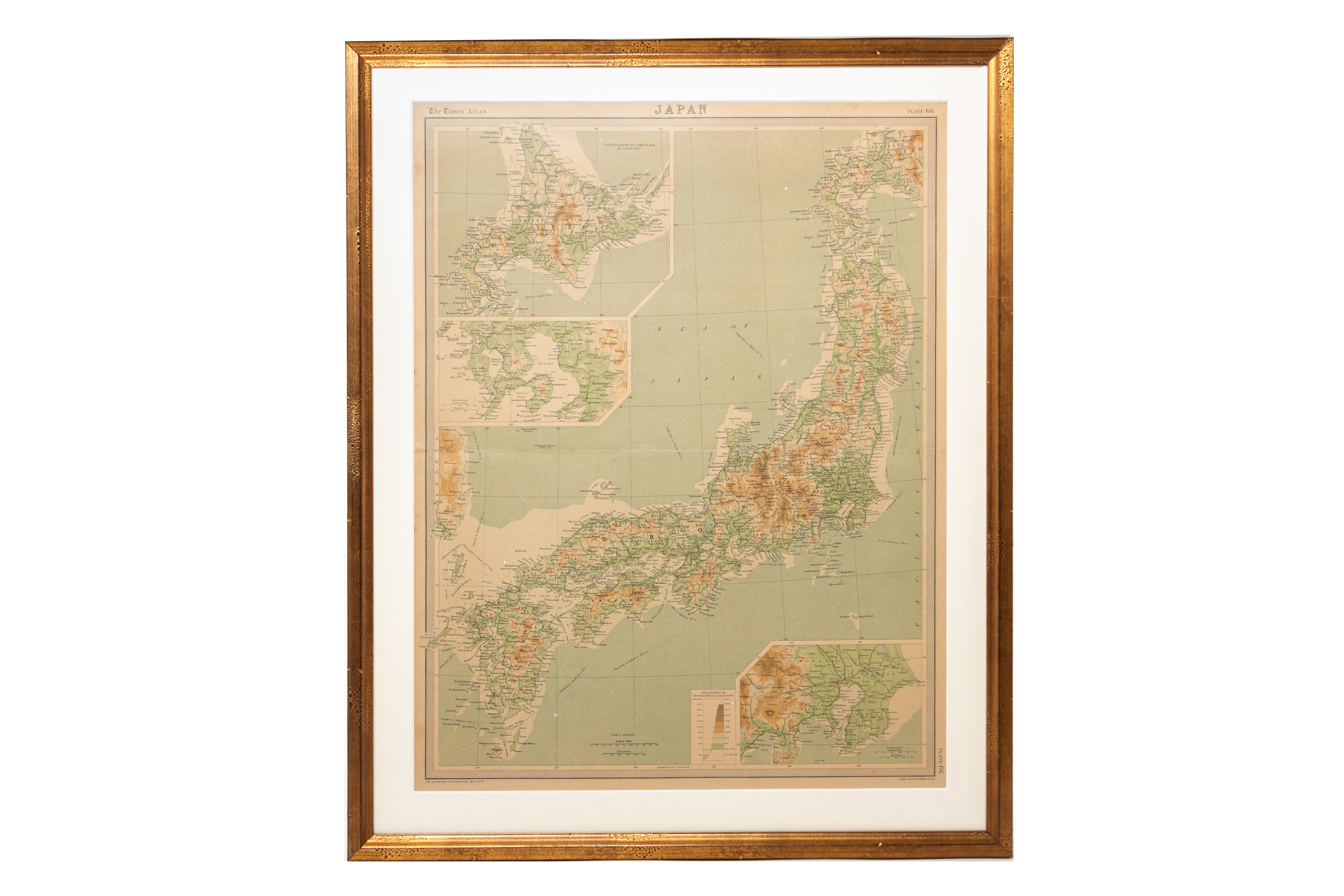 A MAP OF JAPAN (20TH CENTURY)