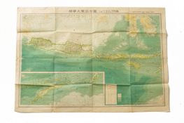 A 1943 MAP OF JAVA