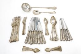 A PART SERVICE OF BELGIAN SILVER PLATED CUTLERY