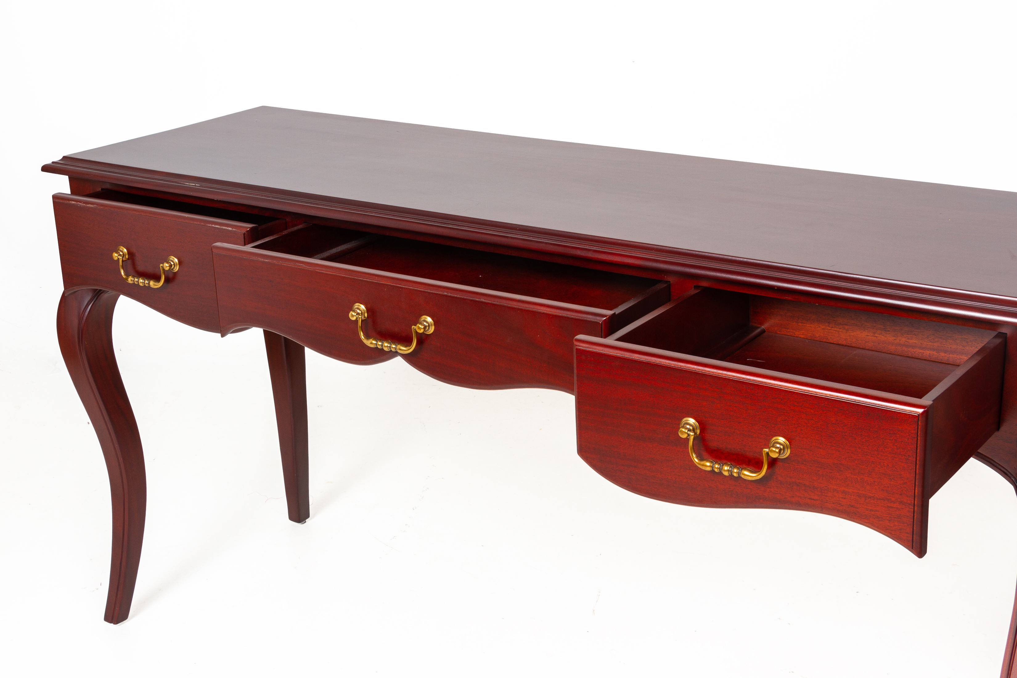 A ROSEWOOD CONSOLE TABLE - Image 3 of 4