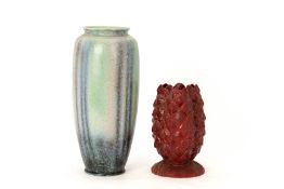 TWO 20TH CENTURY ENGLISH CERAMIC VASES