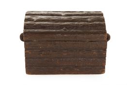 A BLACK FOREST CARVED WOOD BOX