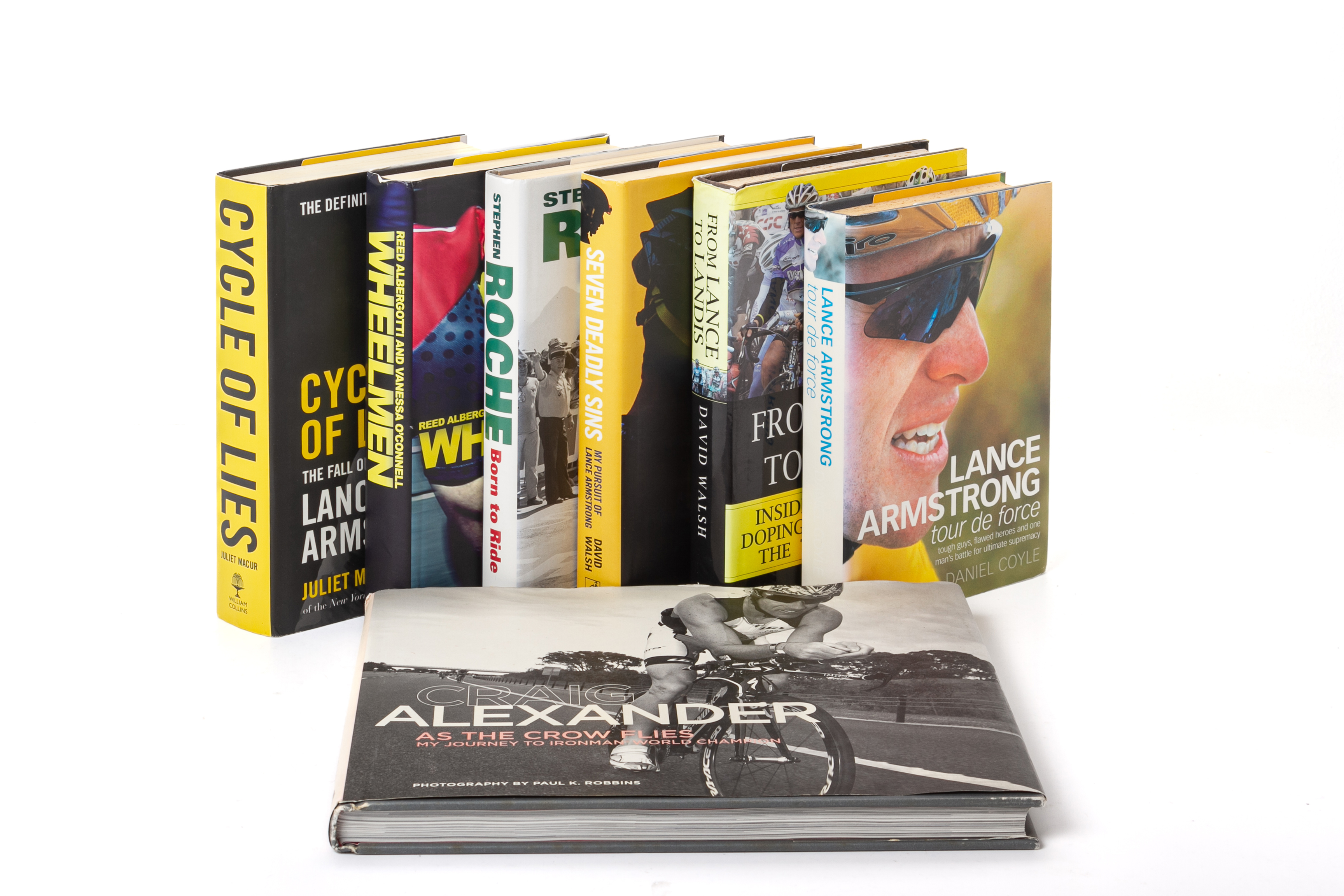A GROUP OF CYCLING RELATED BOOKS