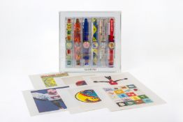 A SWATCH ARTIST SERIES SET OF SIX WATCHES
