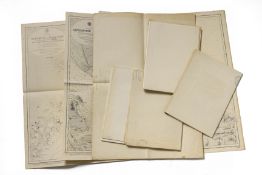 A LARGE GROUP OF NAUTICAL CHARTS