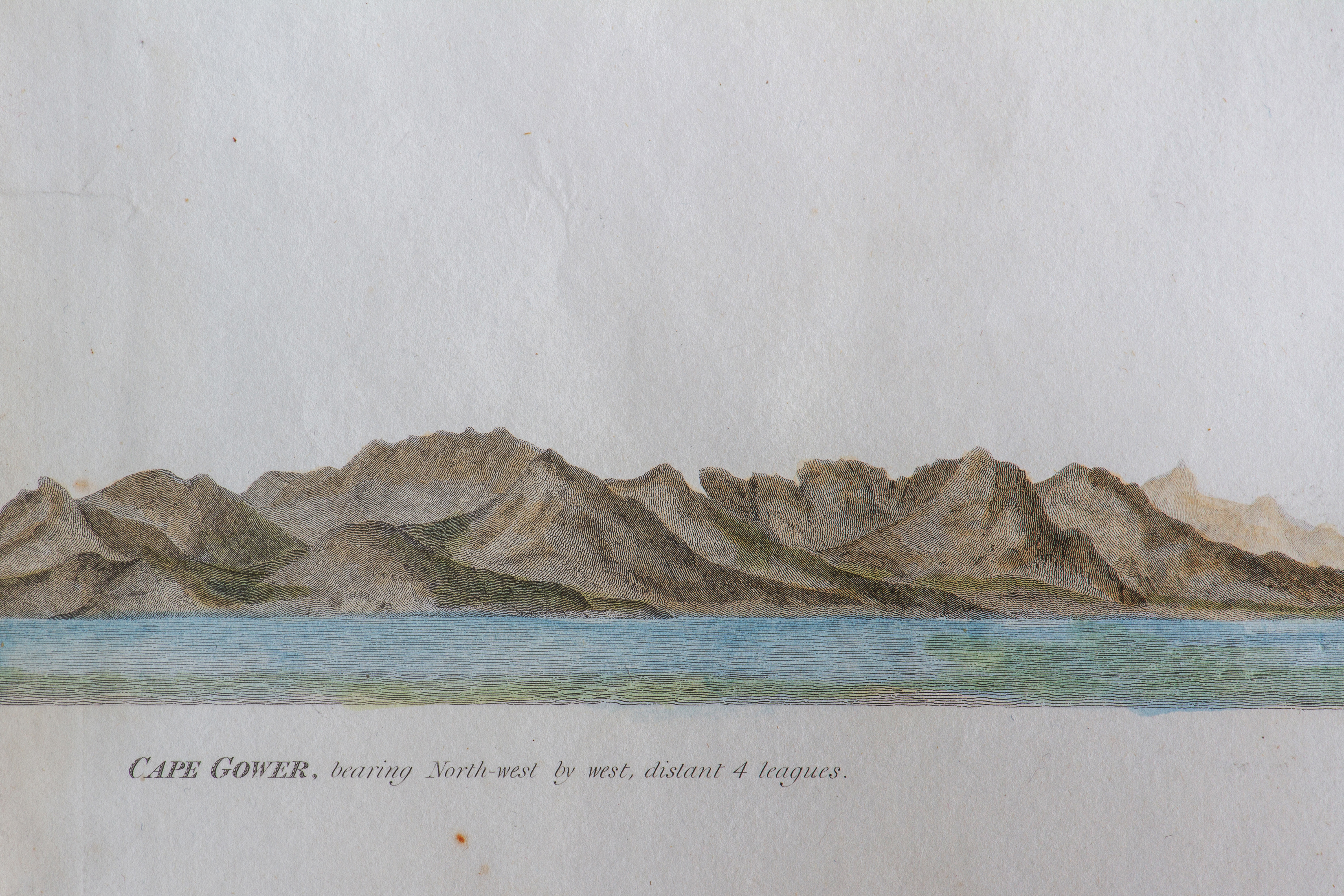 A LARGE HAND COLOURED PANORAMA ENGRAVING OF CHINA - Image 4 of 4