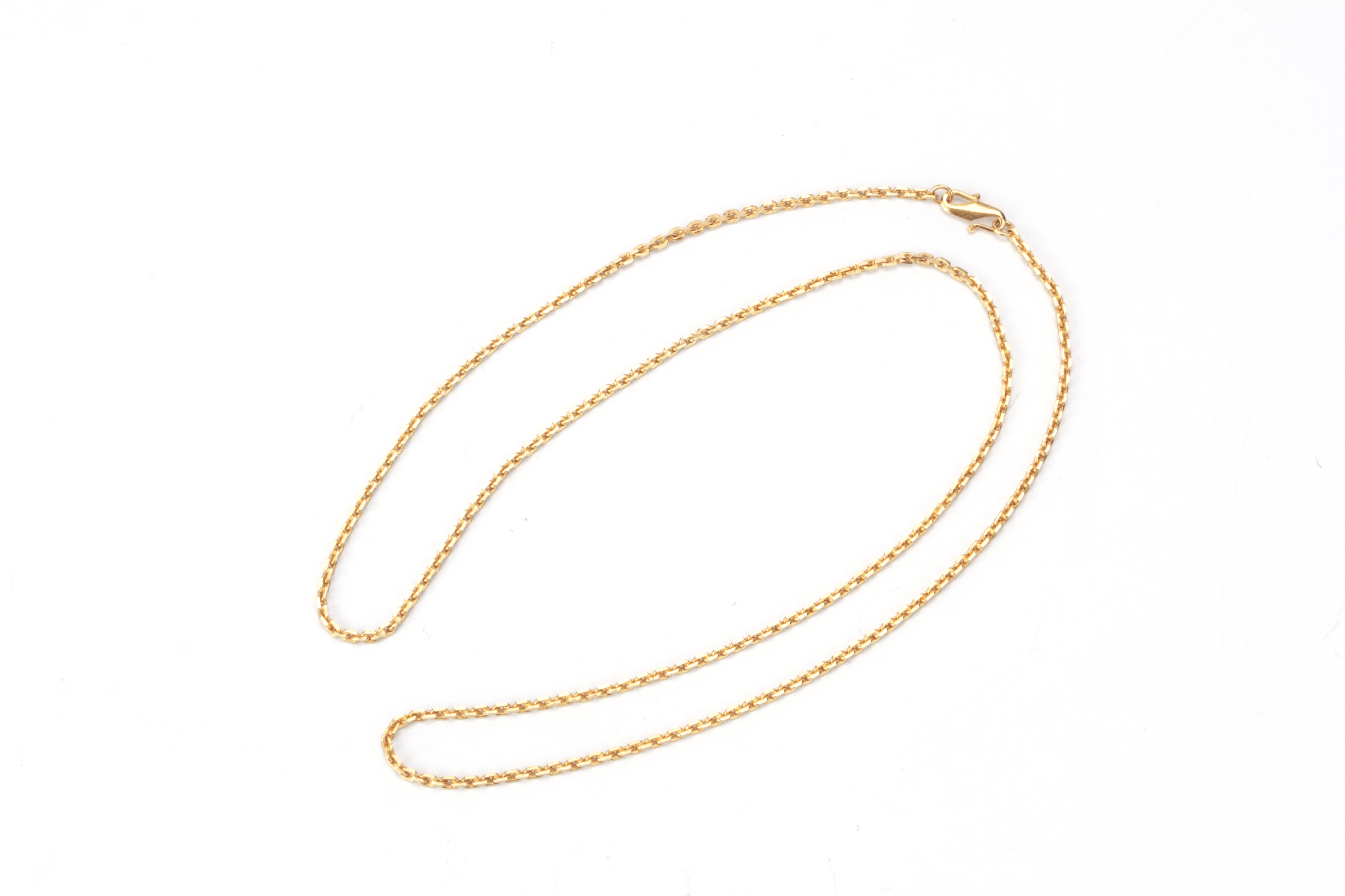 A GOLD LINK CHAIN - Image 2 of 2